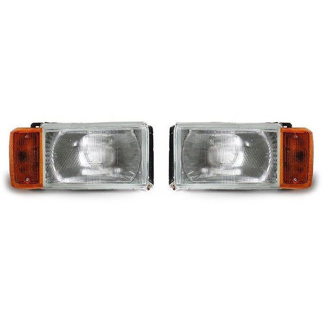 چراغ جلو جفت پیکان شیشه ای طرح قدیم مدرن