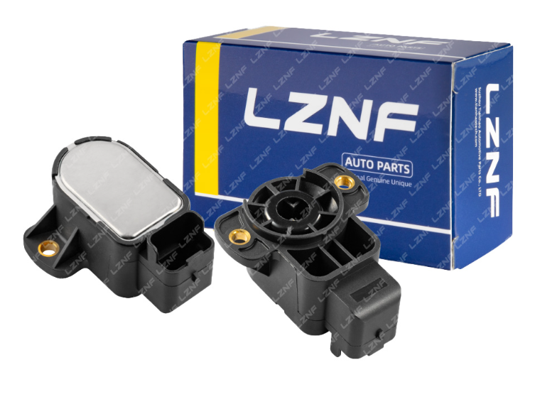 سنسور دریچه گاز (پتانسیومتر) پژو 206 پشت فلزی برند LZNF اصل