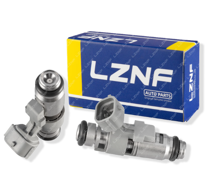 سوزن انژکتور پراید تک سوراخ سوکت بیضی طوسی ساژم (4عددی) برند LZNF اصل