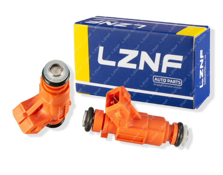 سوزن انژکتور پژو 206 تیپ 5 TU5 نارنجی (4عددی) برند LZNF اصل