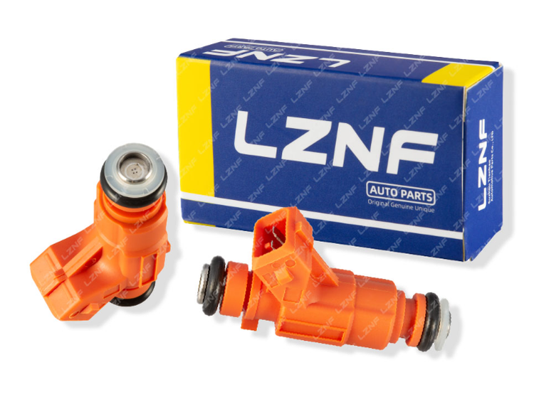 سوزن انژکتور پژو 206 تیپ 5 TU5 نارنجی (4عددی) برند LZNF اصل