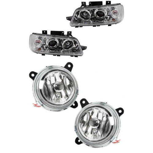 پکیج چراغ جلو و مه شکن جفت SLX مدرن اصل