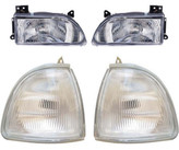 پکیج کامل چراغ جلو جفت پراید صبا GTX فن اوران