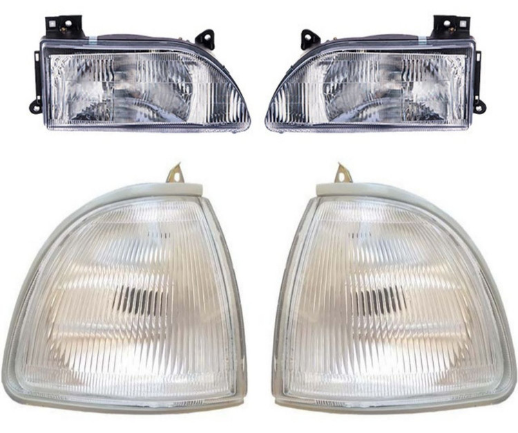 پکیج کامل چراغ جلو جفت پراید صبا GTX فن اوران