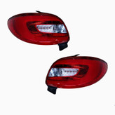 خطر عقب جفت ۲۰۷ HD با لامپ و ال ای دی مدرن اصل