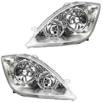 چراغ جلو جفت موتوردار تیبا جمع ساز