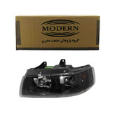 چراغ جلو پژو سمند LX دودی مدرن جفت (چپ+راست)