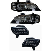 چراغ جلو پژو ELX با مه شکن و دیلایت جلو جفت بهینه مدرن