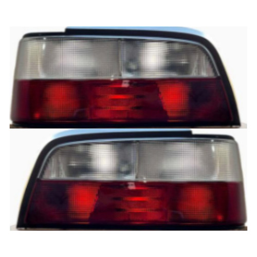 خطر عقب جفت پارس سفید جمع ساز (چپ+راست)